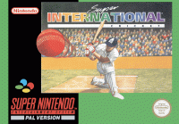 Super International Cricket PAL Super Nintendo PAL box art